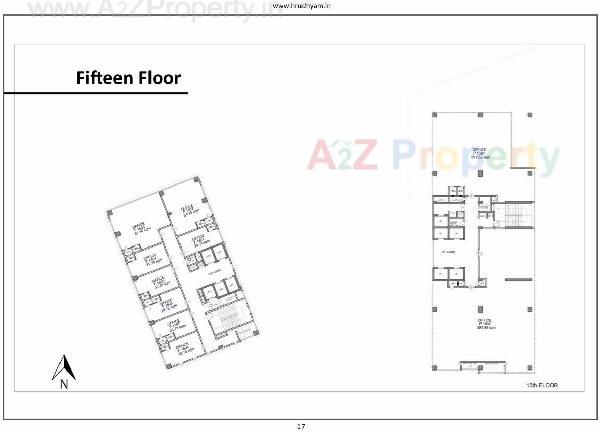 Layout of real estate project Hrudhyam located at Kudasan, Gandhinagar, Gujarat