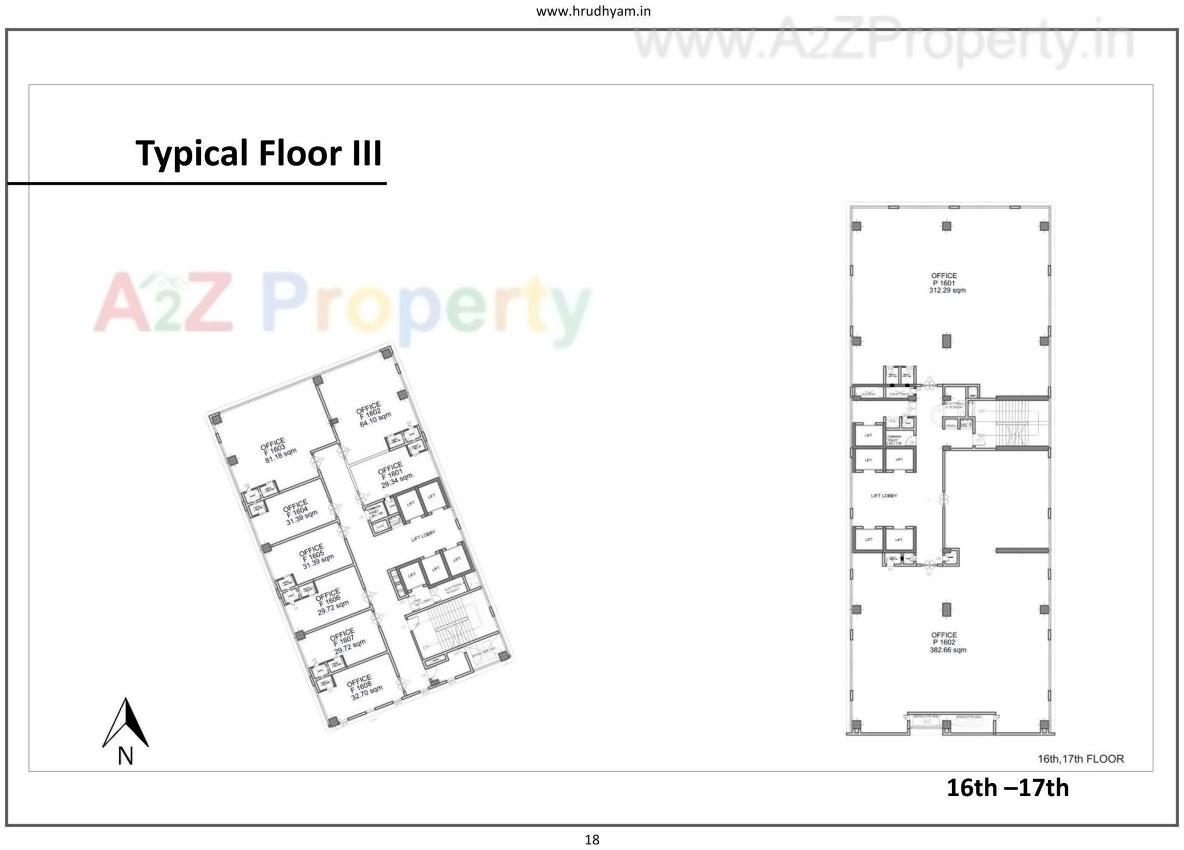 Layout of real estate project Hrudhyam located at Kudasan, Gandhinagar, Gujarat