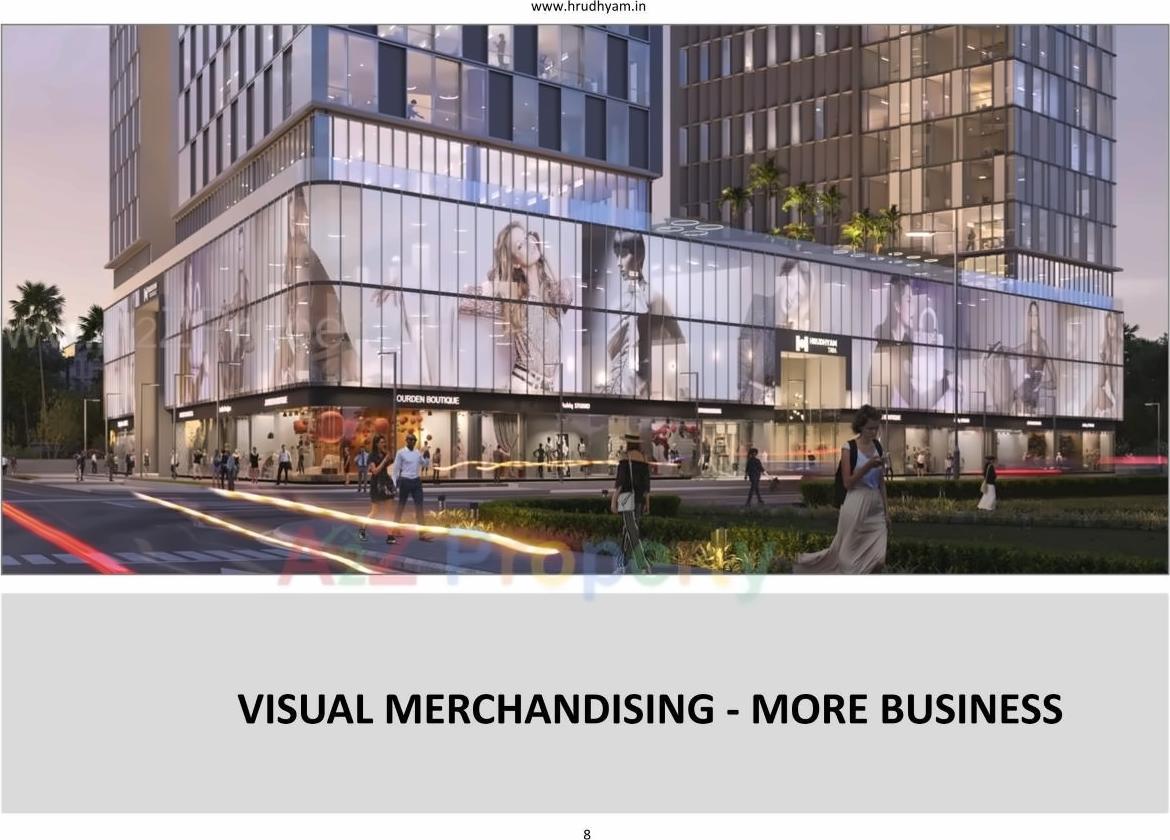 3D Elevation of real estate project Hrudhyam located at Kudasan, Gandhinagar, Gujarat