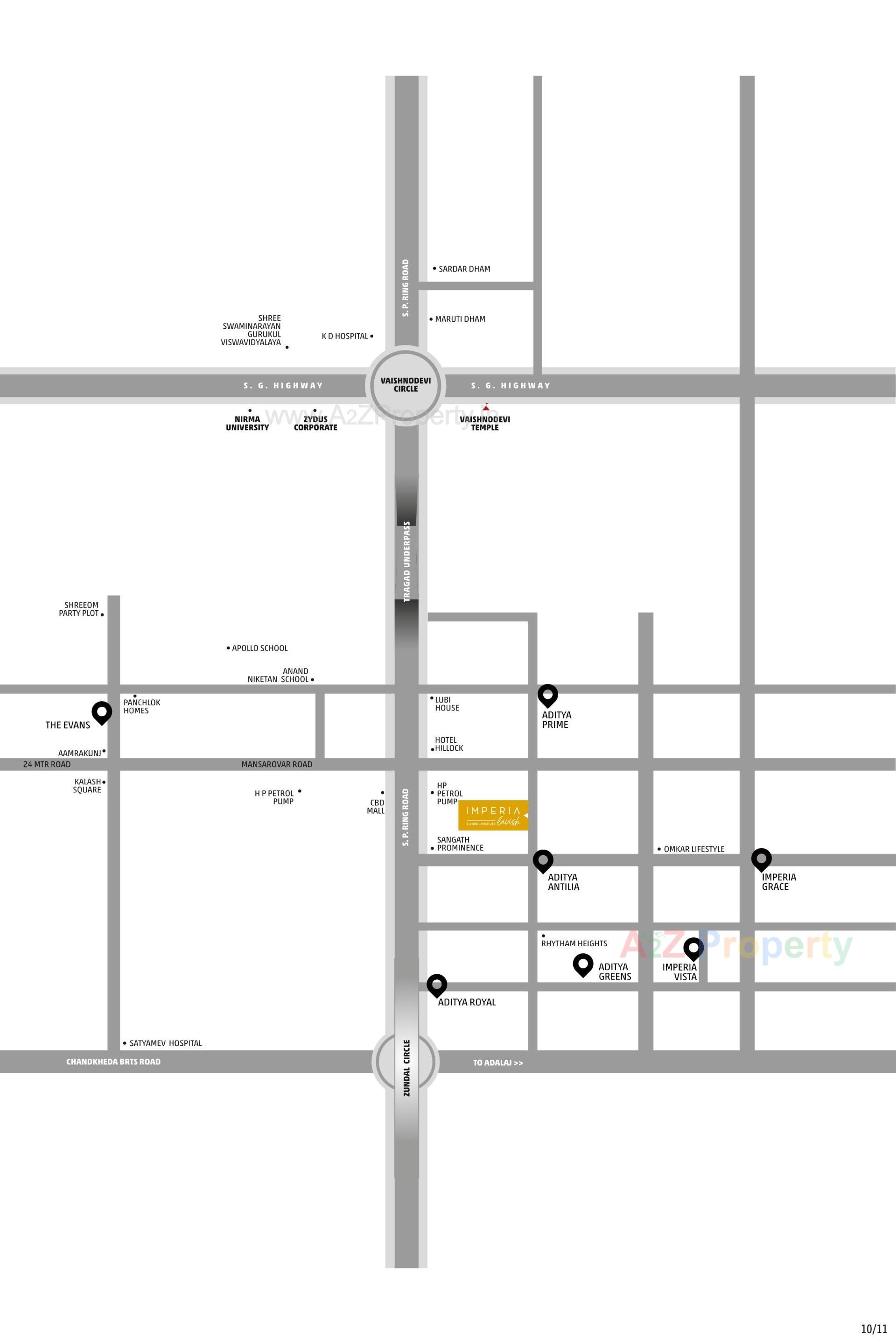  of real estate project Imperia Lavish located at Zundal, Gandhinagar, Gujarat