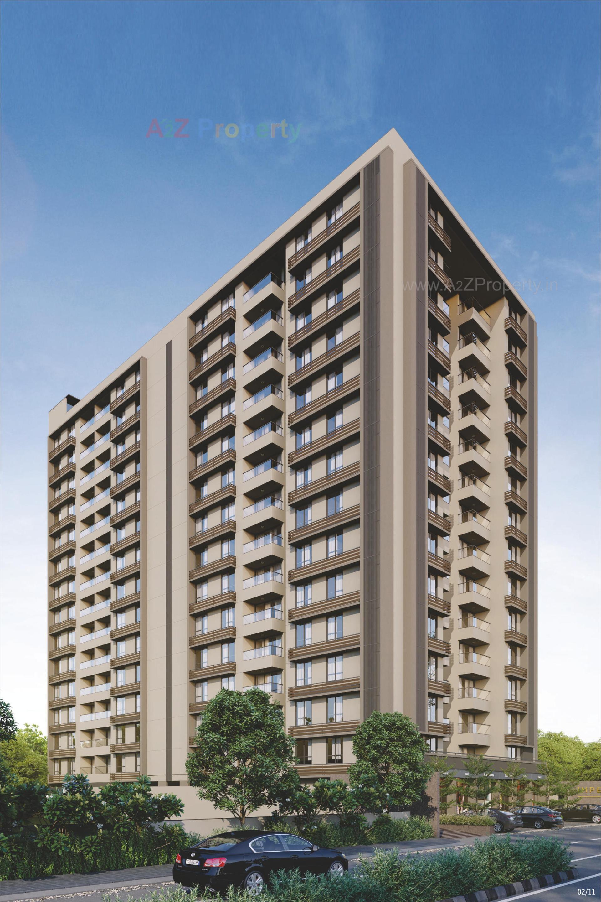 3D Elevation of real estate project Imperia Lavish located at Zundal, Gandhinagar, Gujarat