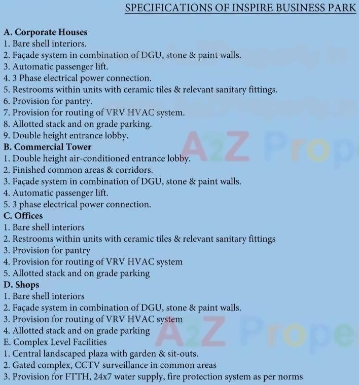 Project Specifications