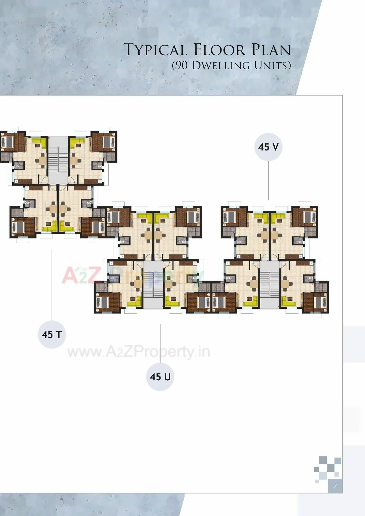 Layout of real estate project Jan Mangla located at Firozpur, Gandhinagar, Gujarat