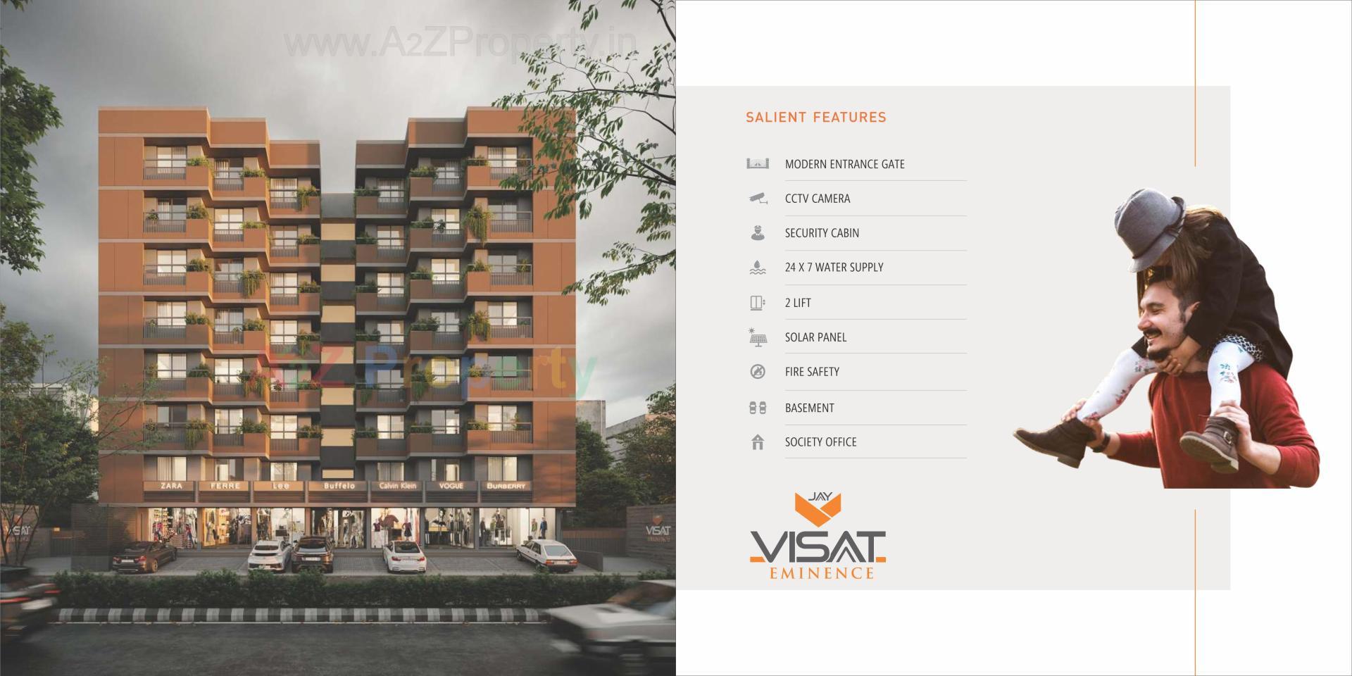  of real estate project Jay Visat Eminence located at Zundal, Gandhinagar, Gujarat