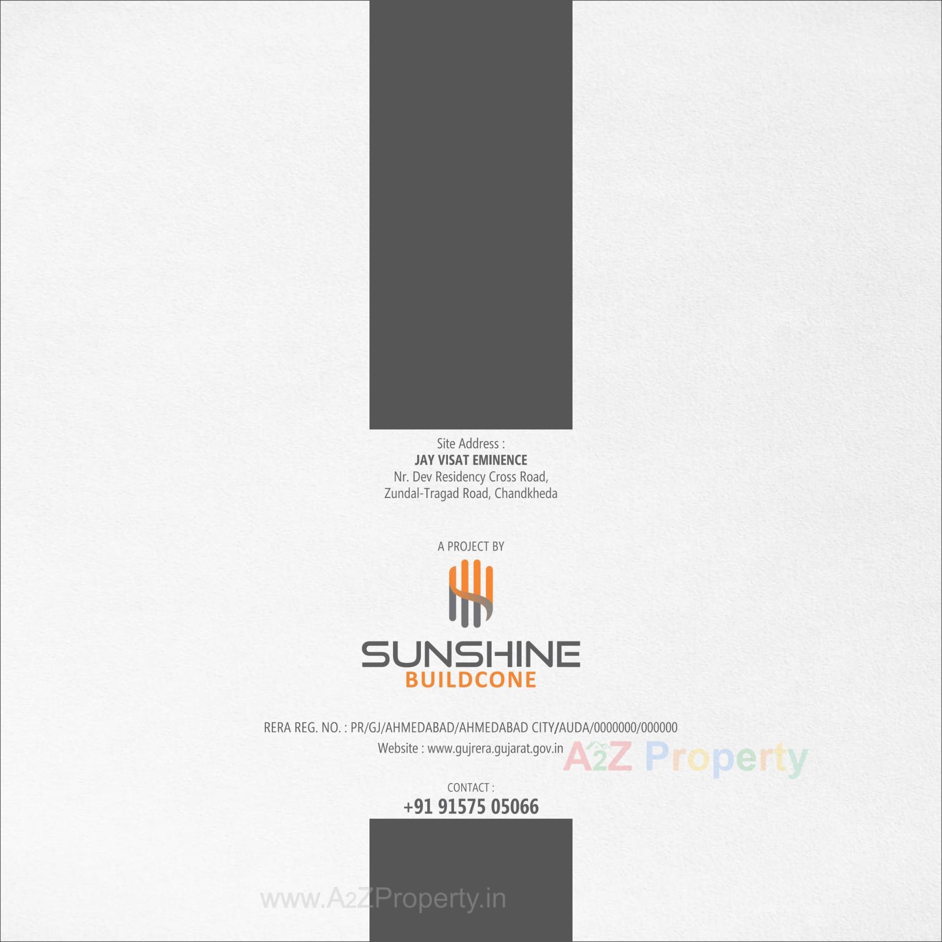  of real estate project Jay Visat Eminence located at Zundal, Gandhinagar, Gujarat