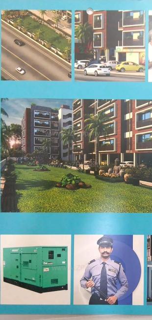 Elevation of real estate project Jeet Residency 3bhk located at Palaj, Gandhinagar, Gujarat