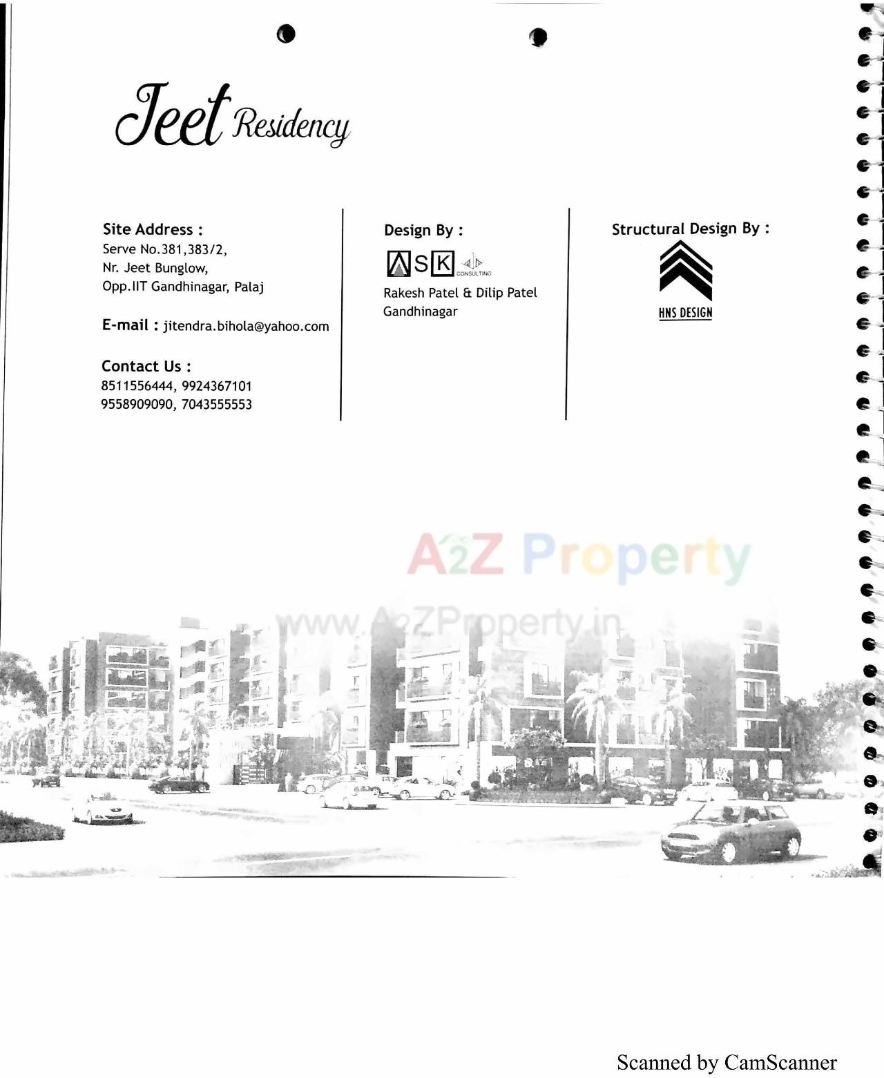  of real estate project Jeet Residency 3bhk located at Palaj, Gandhinagar, Gujarat