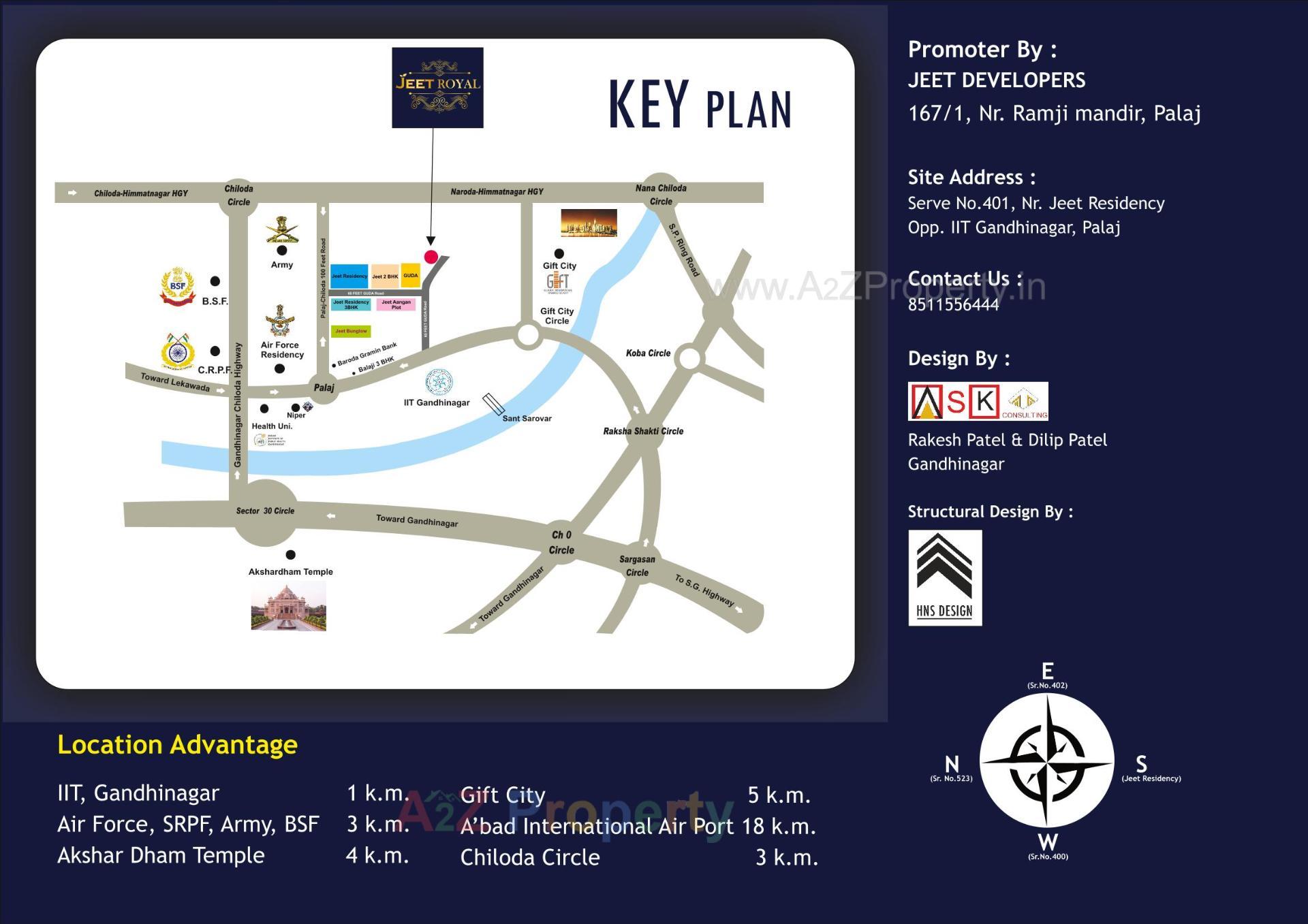  of real estate project Jeet Royal located at Palaj, Gandhinagar, Gujarat