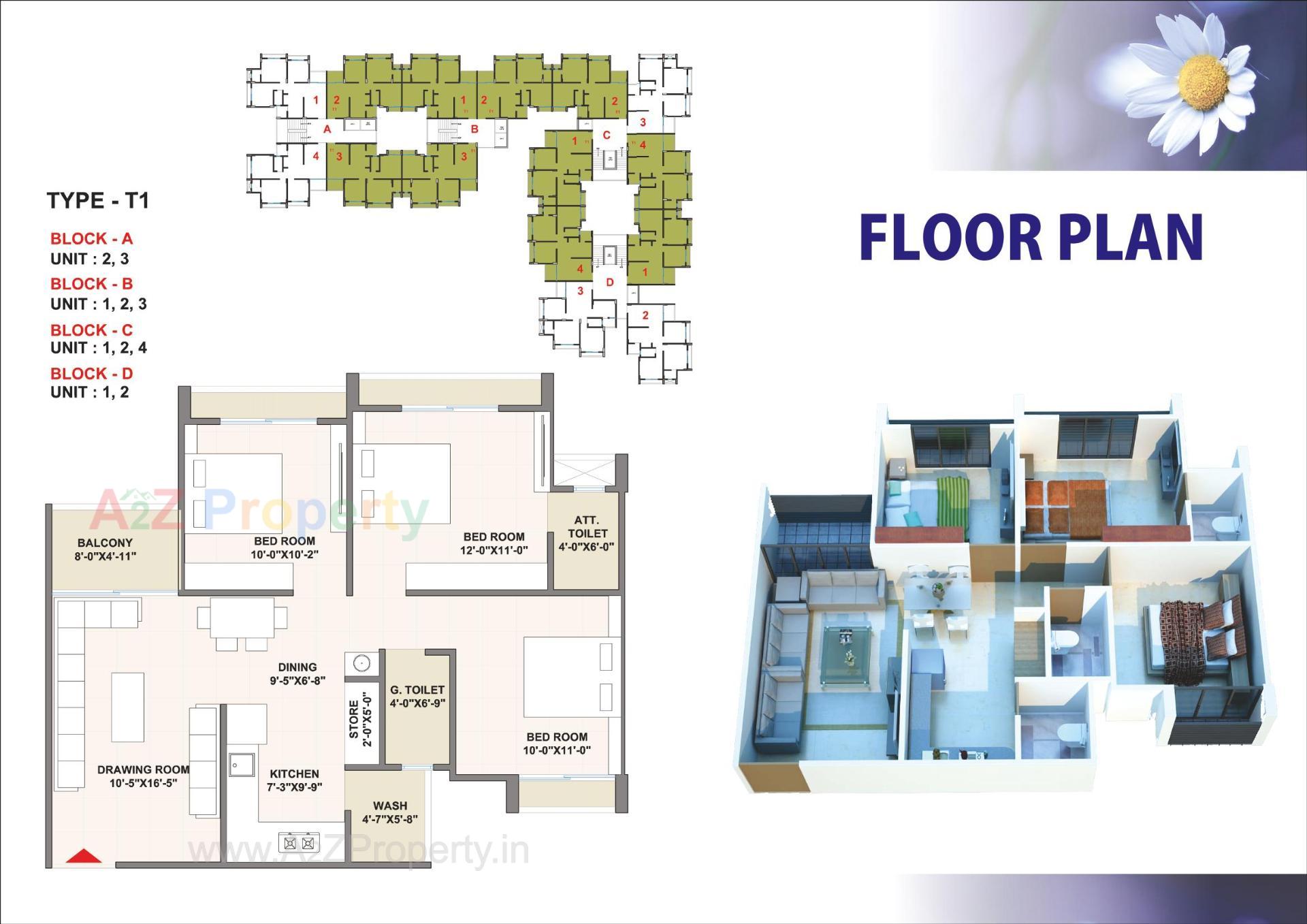 Layout of real estate project Jeet Royal located at Palaj, Gandhinagar, Gujarat