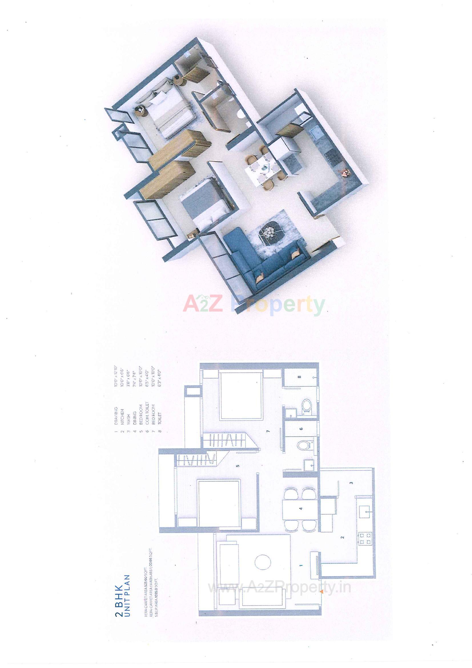 Layout of real estate project Joy located at Gandhinagar, Gandhinagar, Gujarat