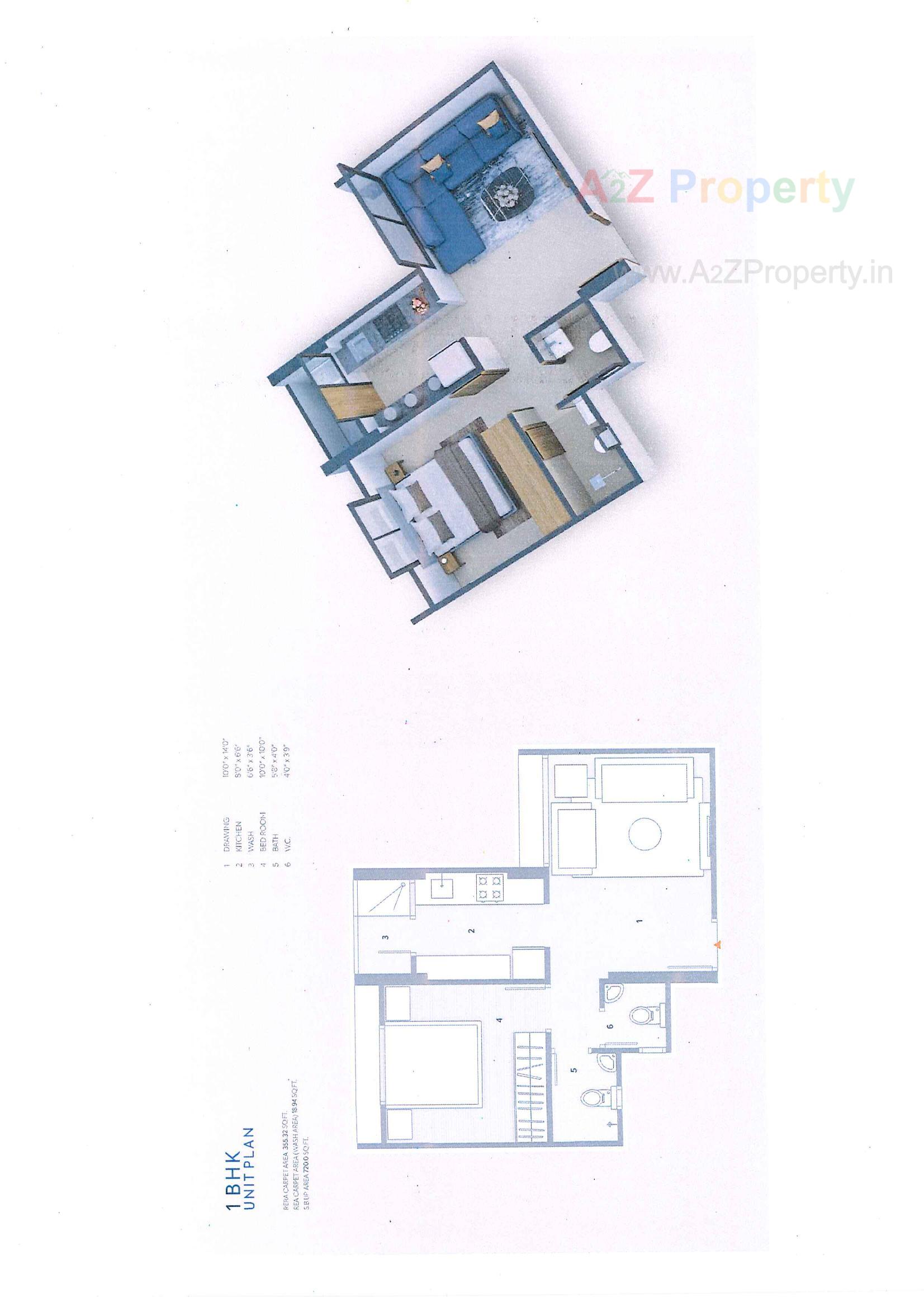 Layout of real estate project Joy located at Gandhinagar, Gandhinagar, Gujarat
