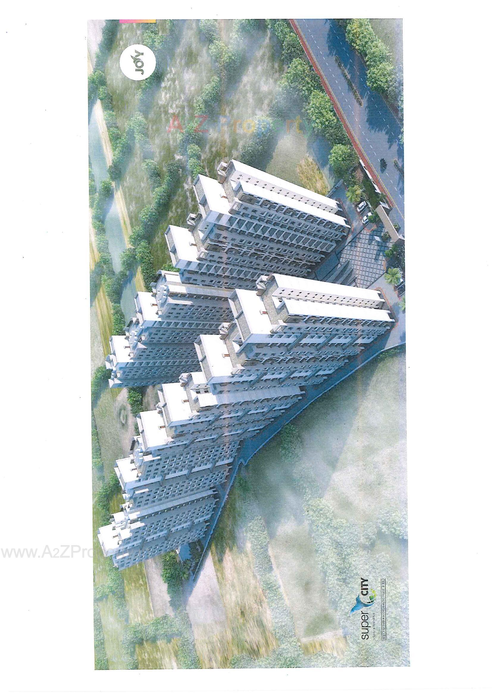 3D Elevation of real estate project Joy located at Gandhinagar, Gandhinagar, Gujarat