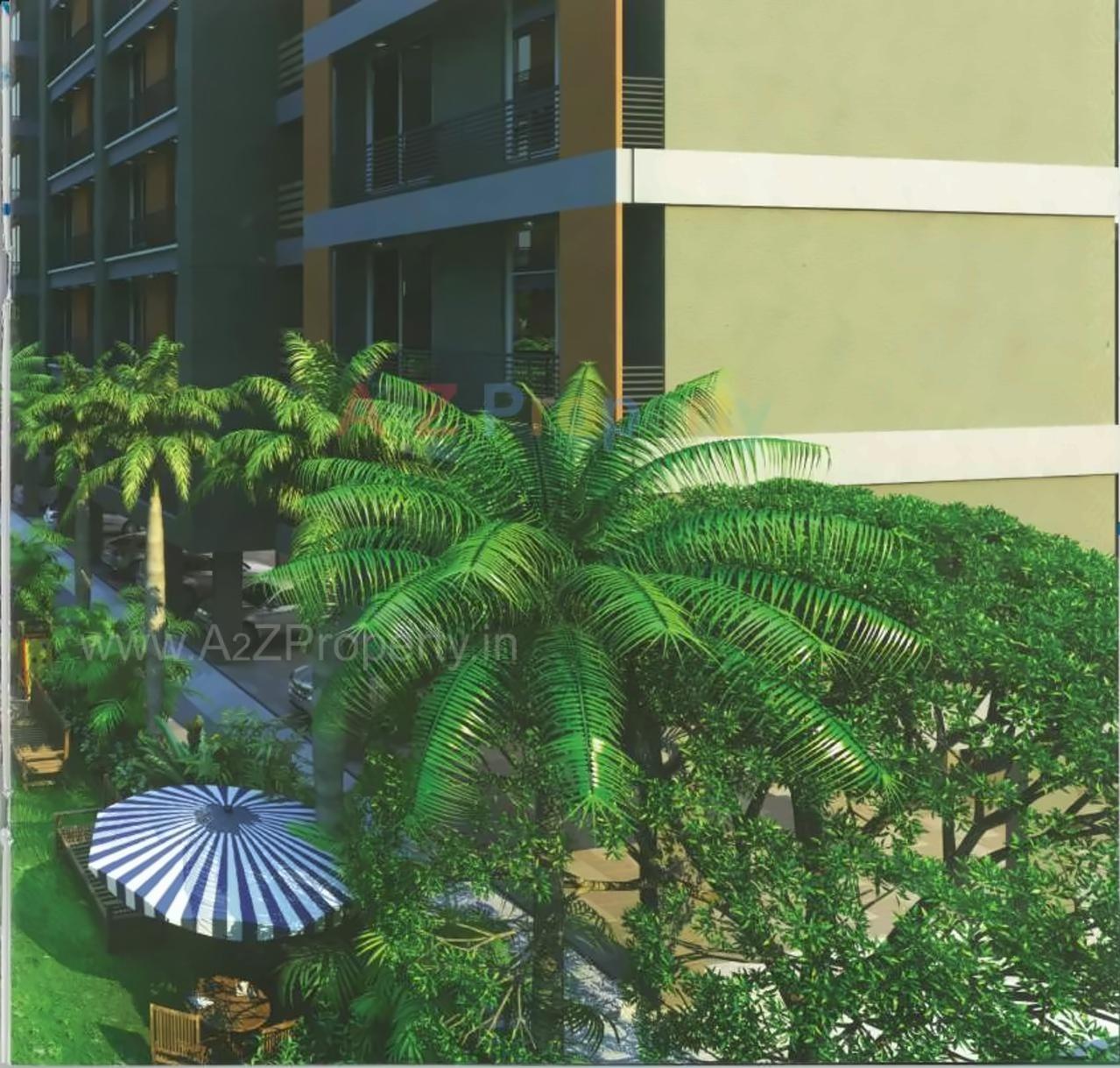 3D Elevation of real estate project Kabir Paradise located at Sargasan, Gandhinagar, Gujarat