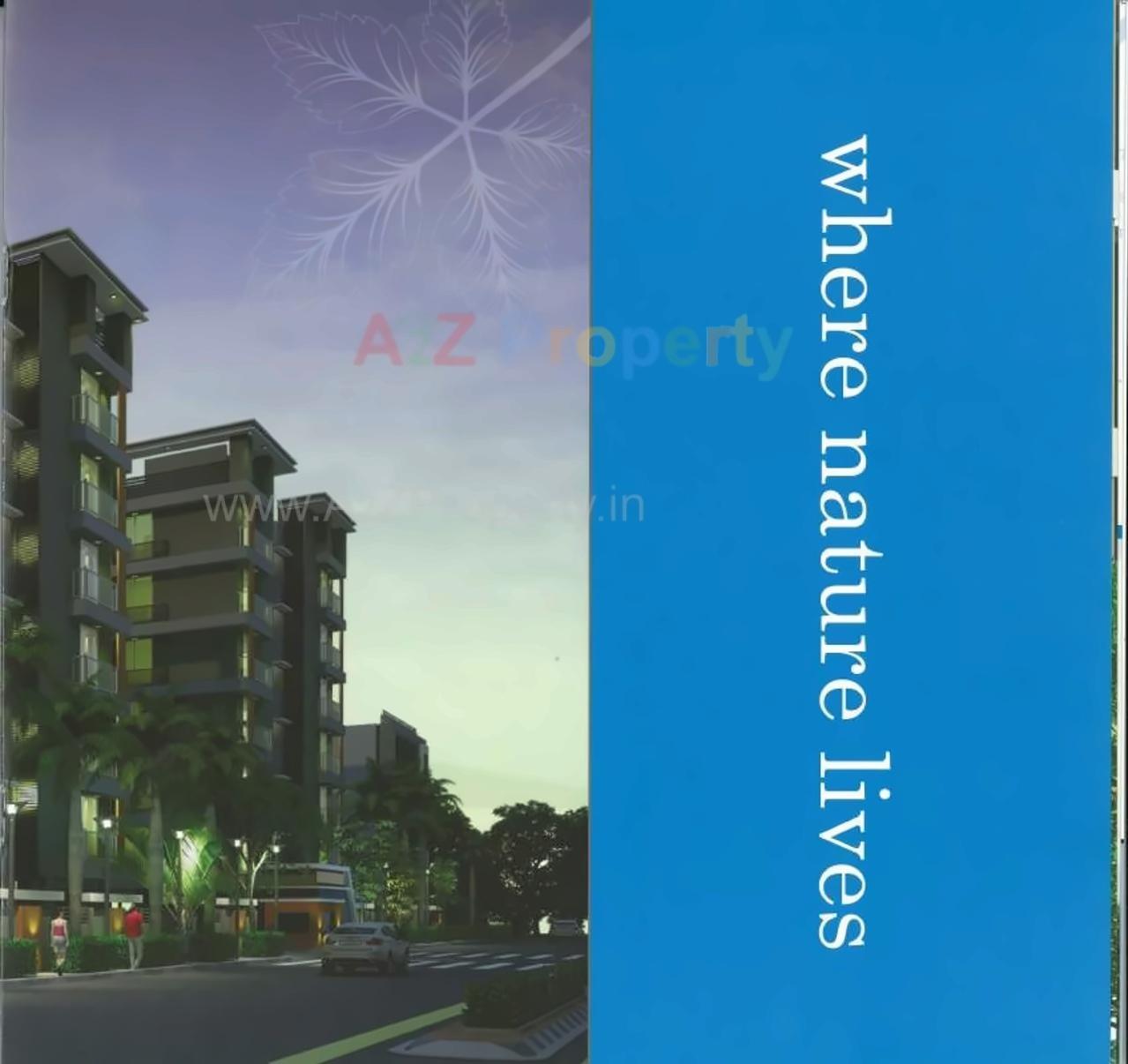 3D Elevation of real estate project Kabir Paradise located at Sargasan, Gandhinagar, Gujarat