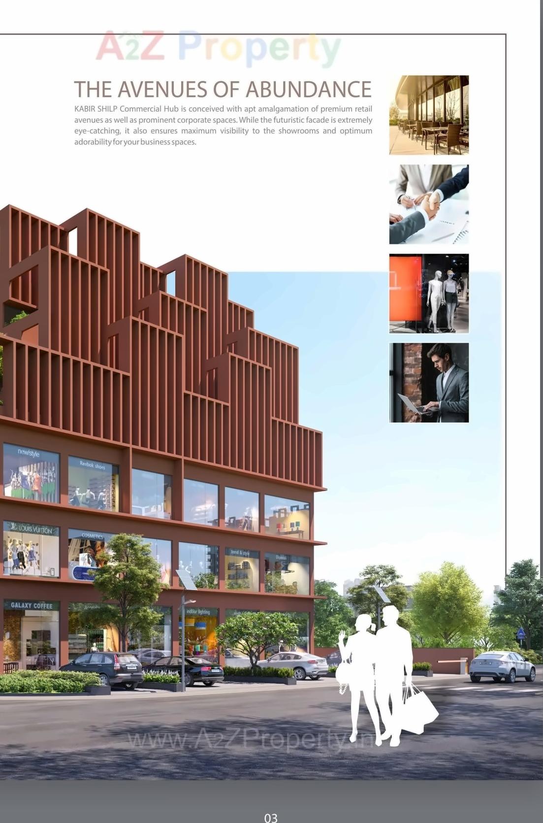 3D Elevation of real estate project Kabir Shilp located at Kudasan, Gandhinagar, Gujarat