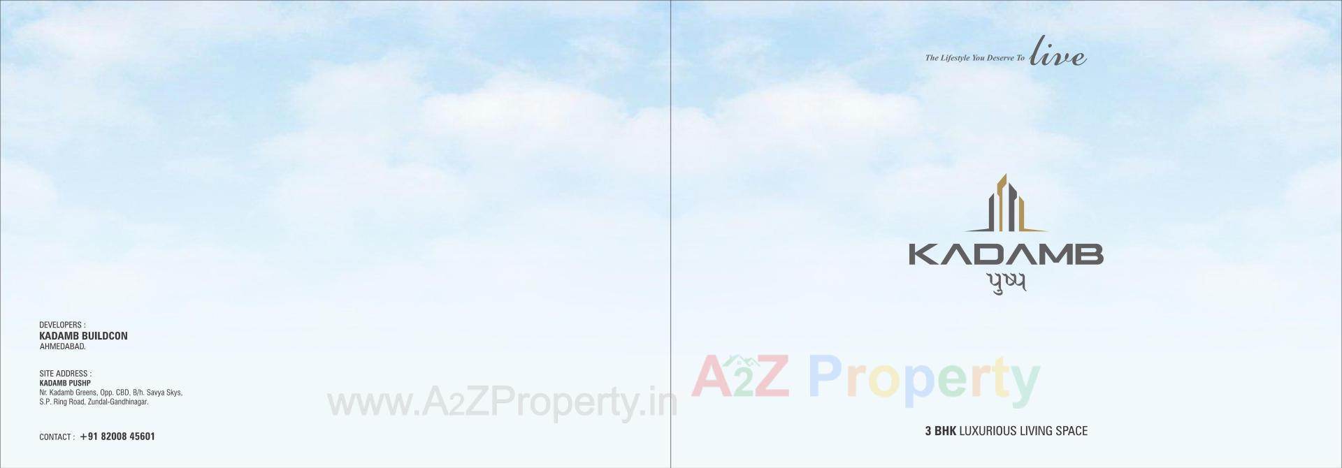  of real estate project Kadamb Pushp located at Zundal, Gandhinagar, Gujarat