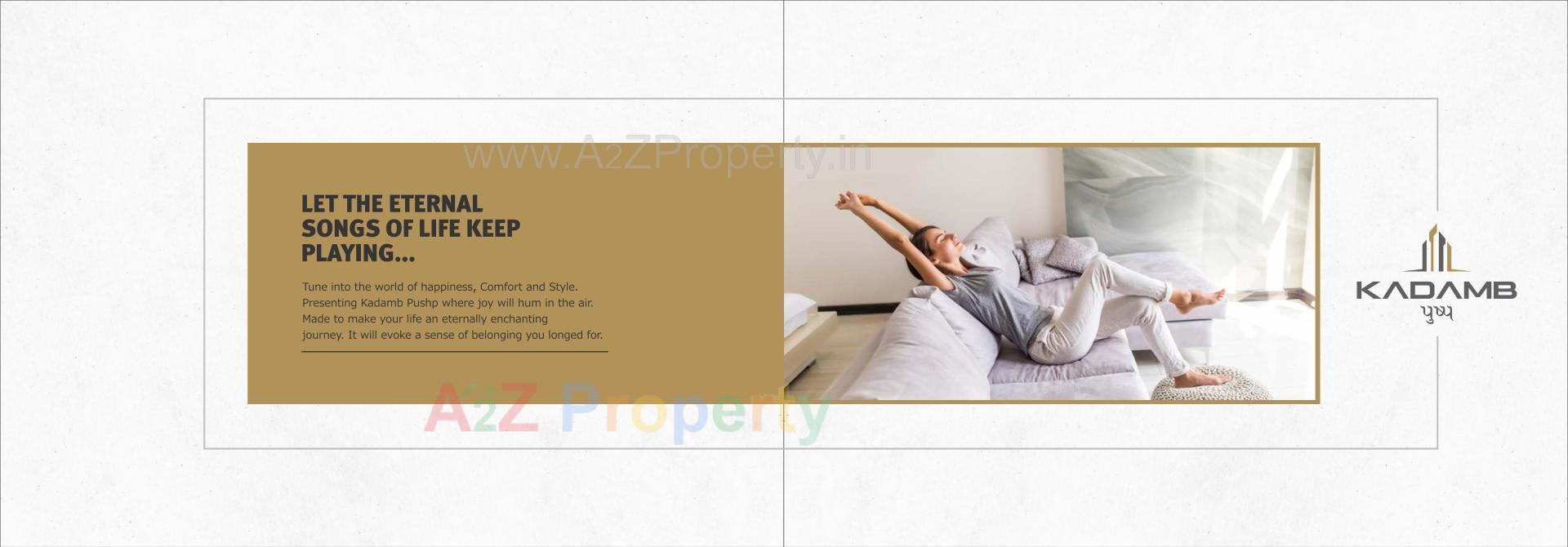  of real estate project Kadamb Pushp located at Zundal, Gandhinagar, Gujarat