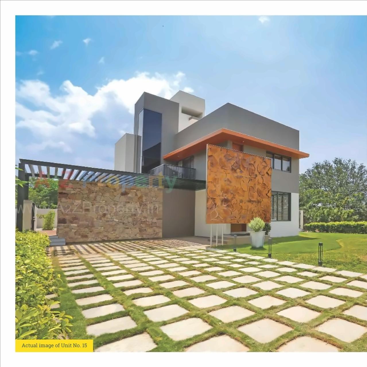 3D Elevation of real estate project Kadamb Villas located at Bhat, Gandhinagar, Gujarat