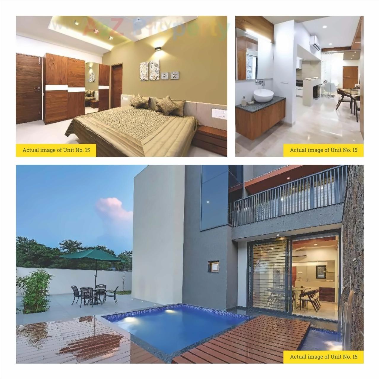 3D Elevation of real estate project Kadamb Villas located at Bhat, Gandhinagar, Gujarat