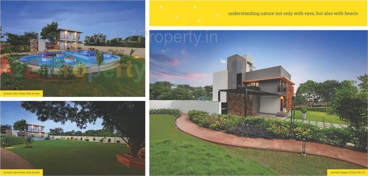 3D Elevation of real estate project Kadamb Villas located at Bhat, Gandhinagar, Gujarat