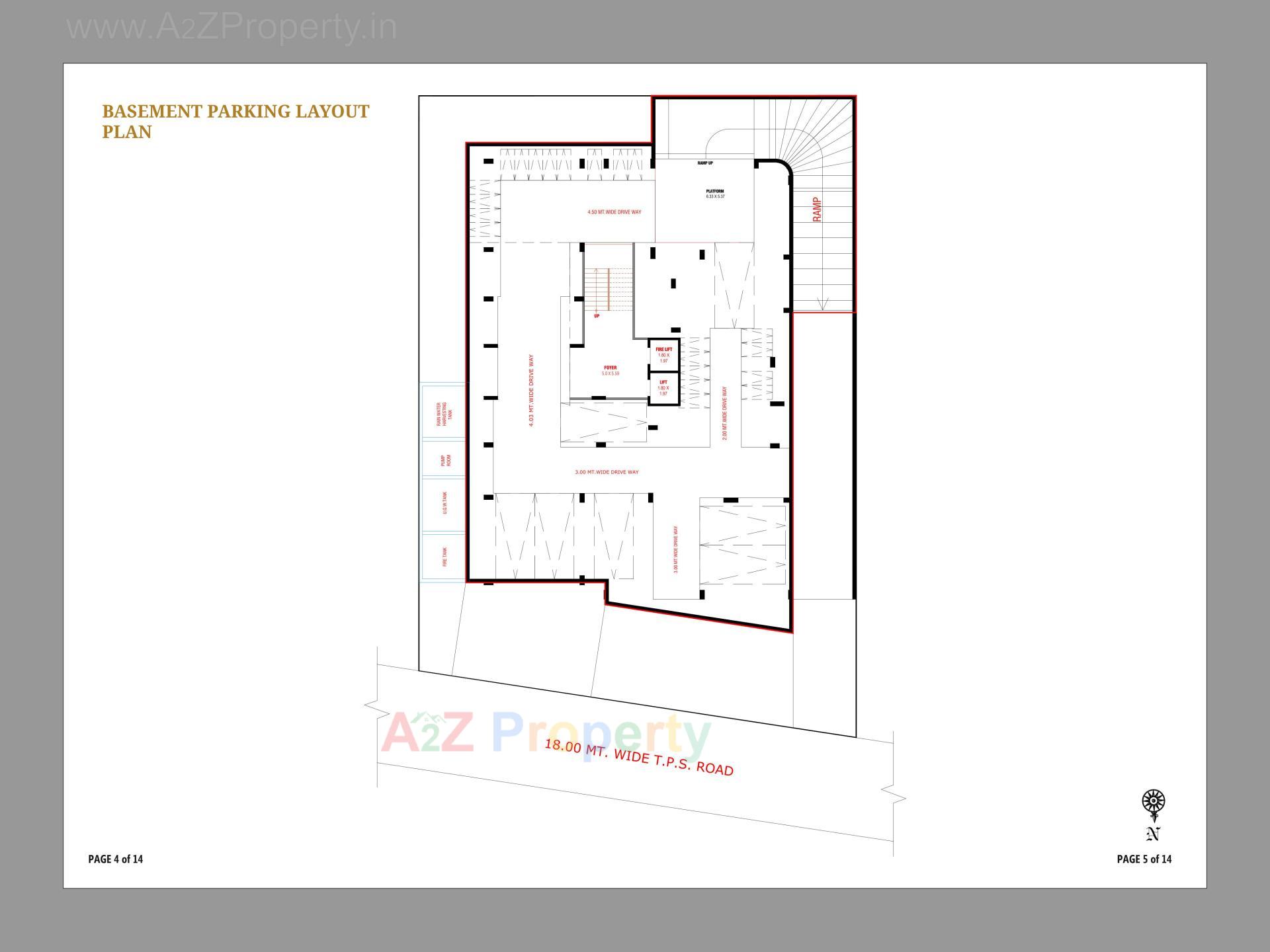 Layout of real estate project Kahaan Enclave located at Zundal, Gandhinagar, Gujarat