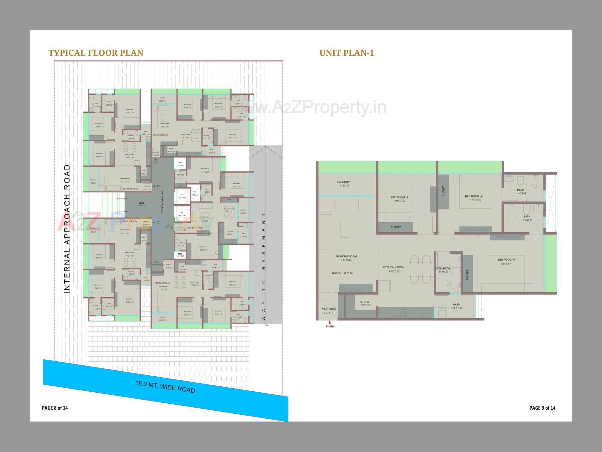Layout of real estate project Kahaan Enclave located at Zundal, Gandhinagar, Gujarat
