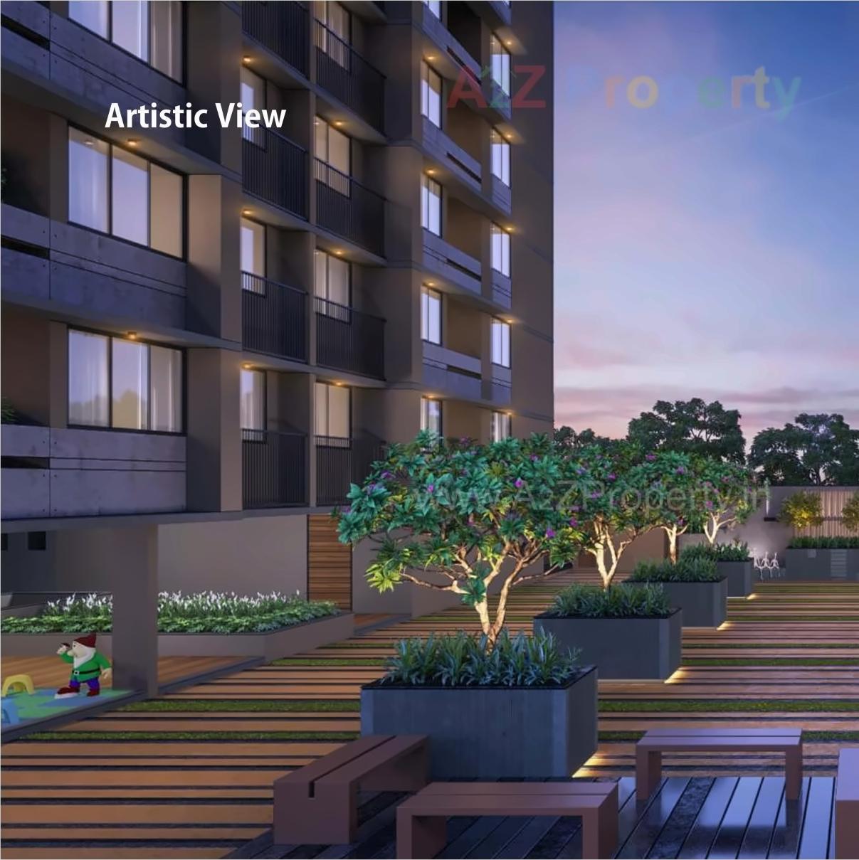 3D Elevation of real estate project Kailash Rejoice located at Nana-chiloda, Gandhinagar, Gujarat