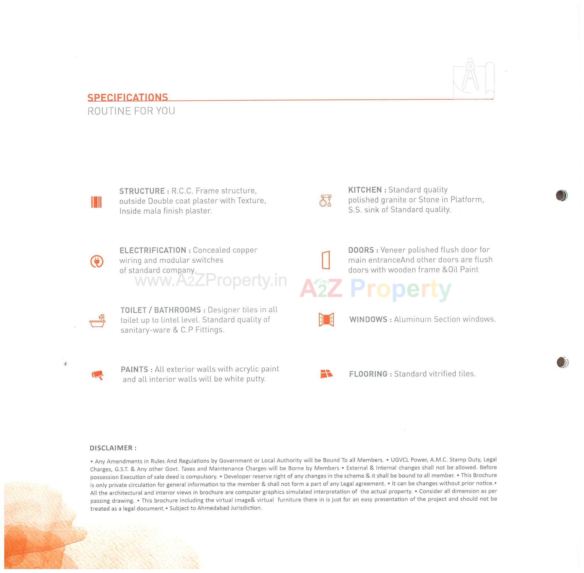  of real estate project Kalash Square located at Zundal, Gandhinagar, Gujarat