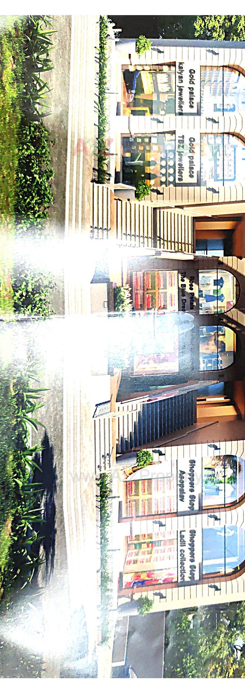 3D Elevation of real estate project Kamlapunj Lakeview located at Vavol, Gandhinagar, Gujarat