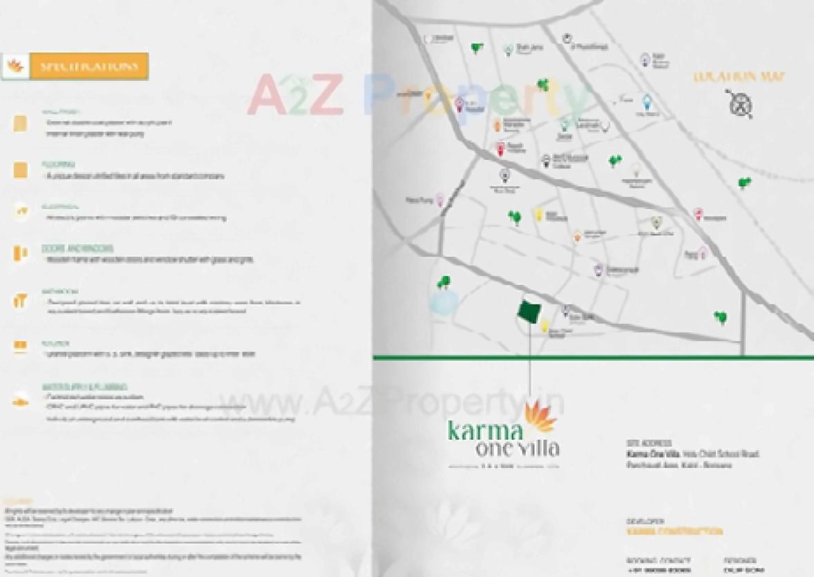  of real estate project Karma Villa located at Borisana, Gandhinagar, Gujarat