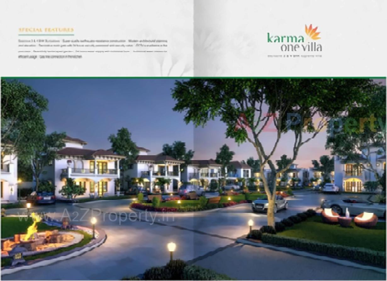 3D Elevation of real estate project Karma Villa located at Borisana, Gandhinagar, Gujarat
