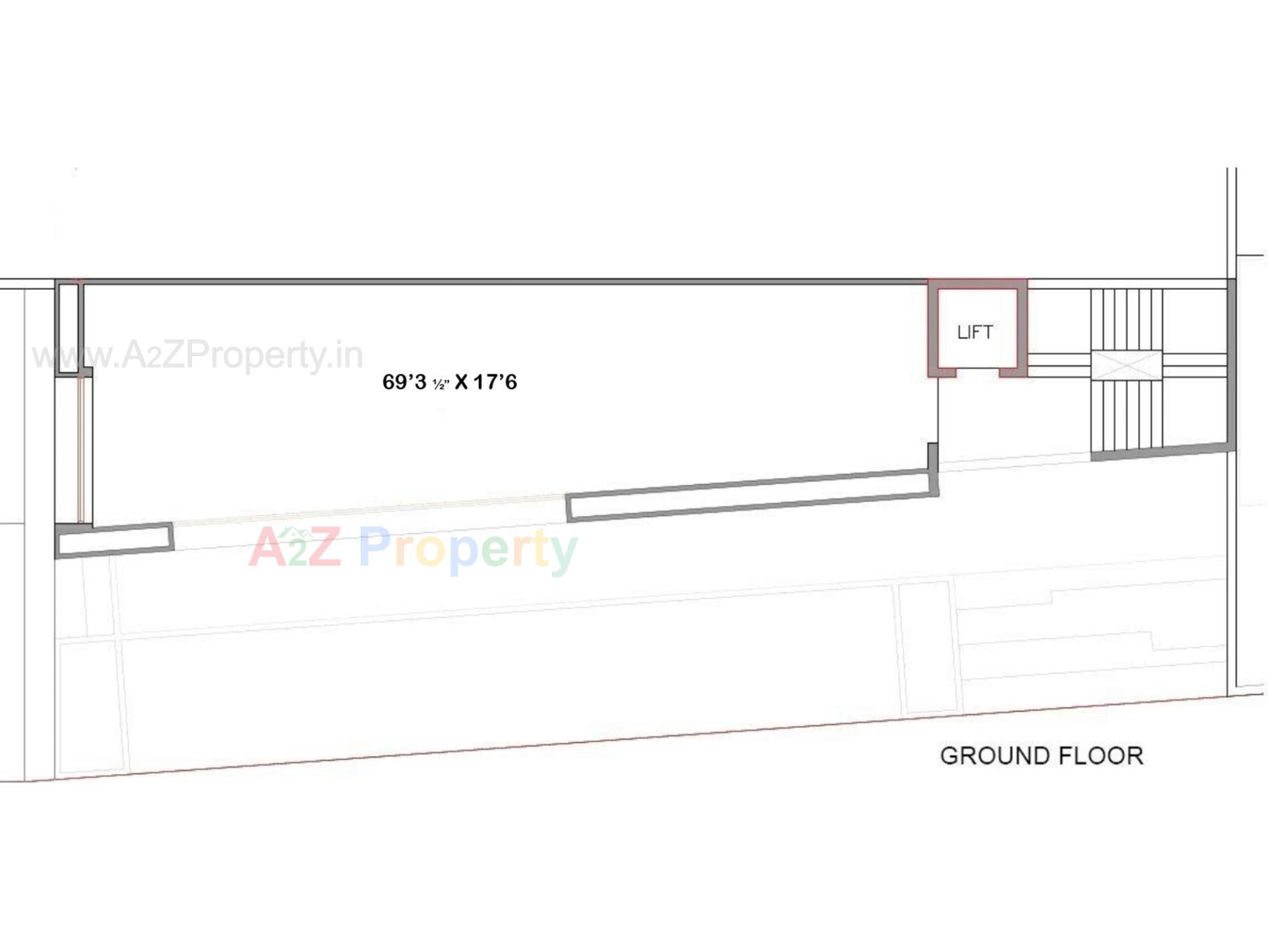 Layout of real estate project Karnavati Avenue located at Bhat, Gandhinagar, Gujarat
