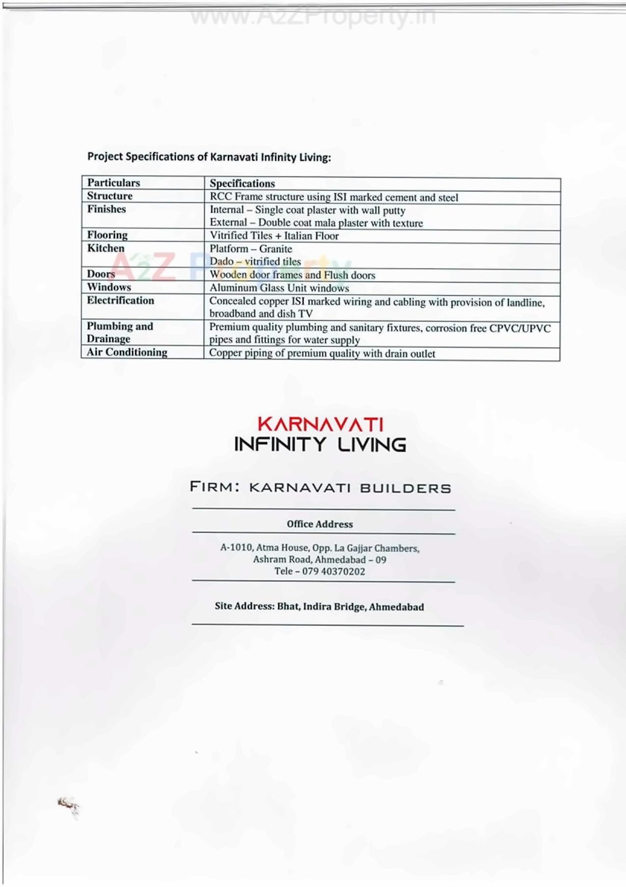  of real estate project Karnavati Infinity Living located at Gandhinagar, Gandhinagar, Gujarat