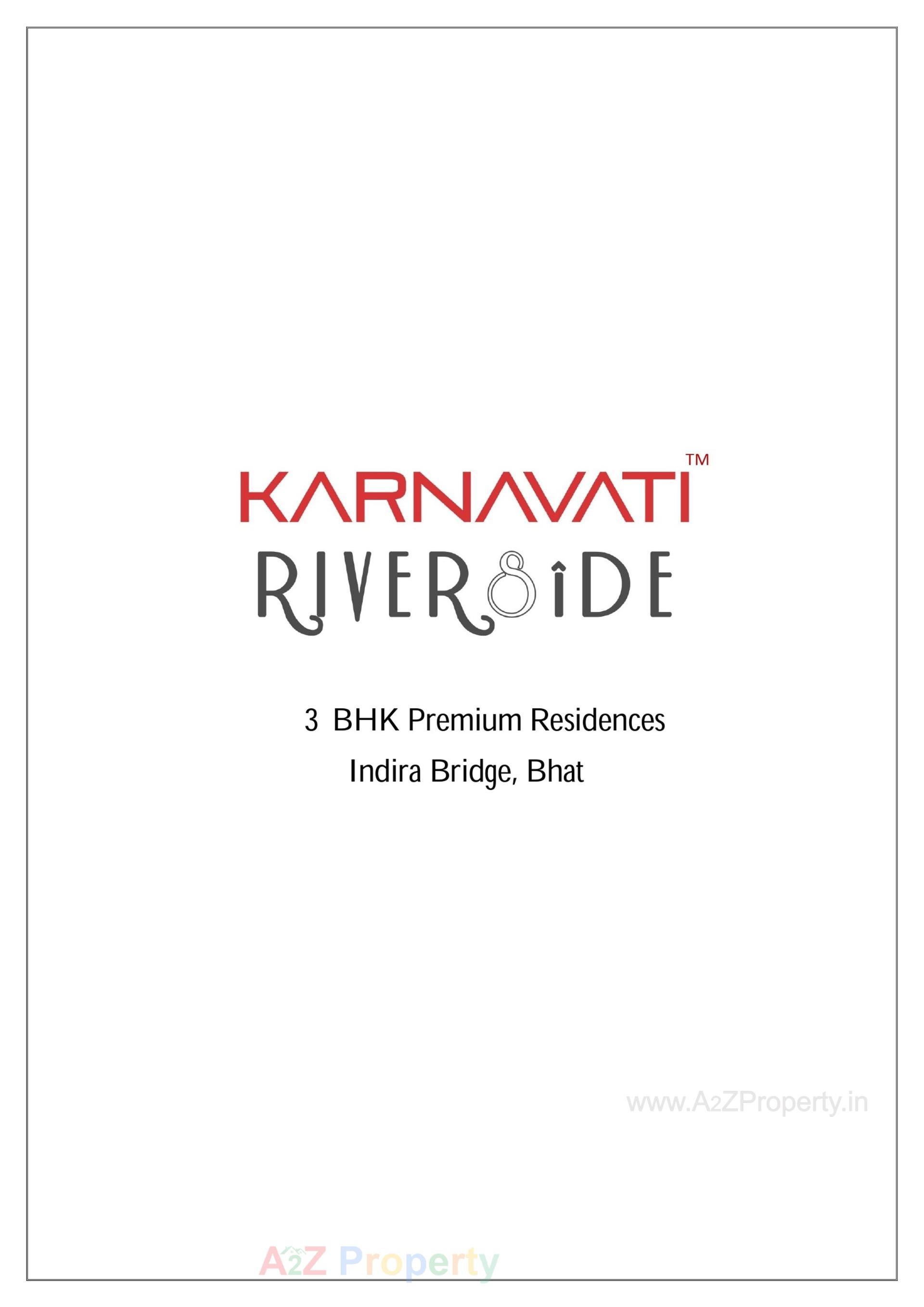  of real estate project Karnavati Riverside Block located at Bhat, Gandhinagar, Gujarat
