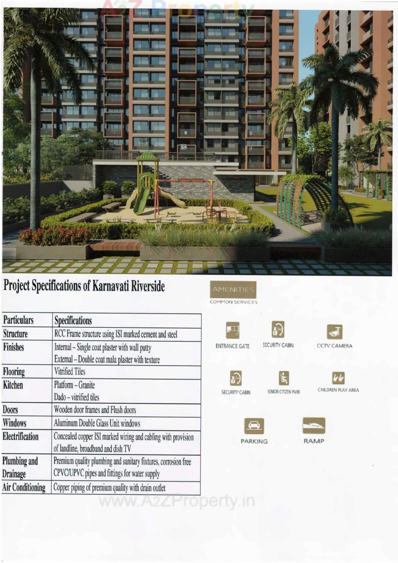  of real estate project Karnavati Riverside located at Bhat, Gandhinagar, Gujarat