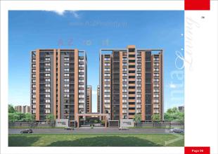 Elevation of real estate project Karnavati Vivanta Living Block located at Bhat, Gandhinagar, Gujarat