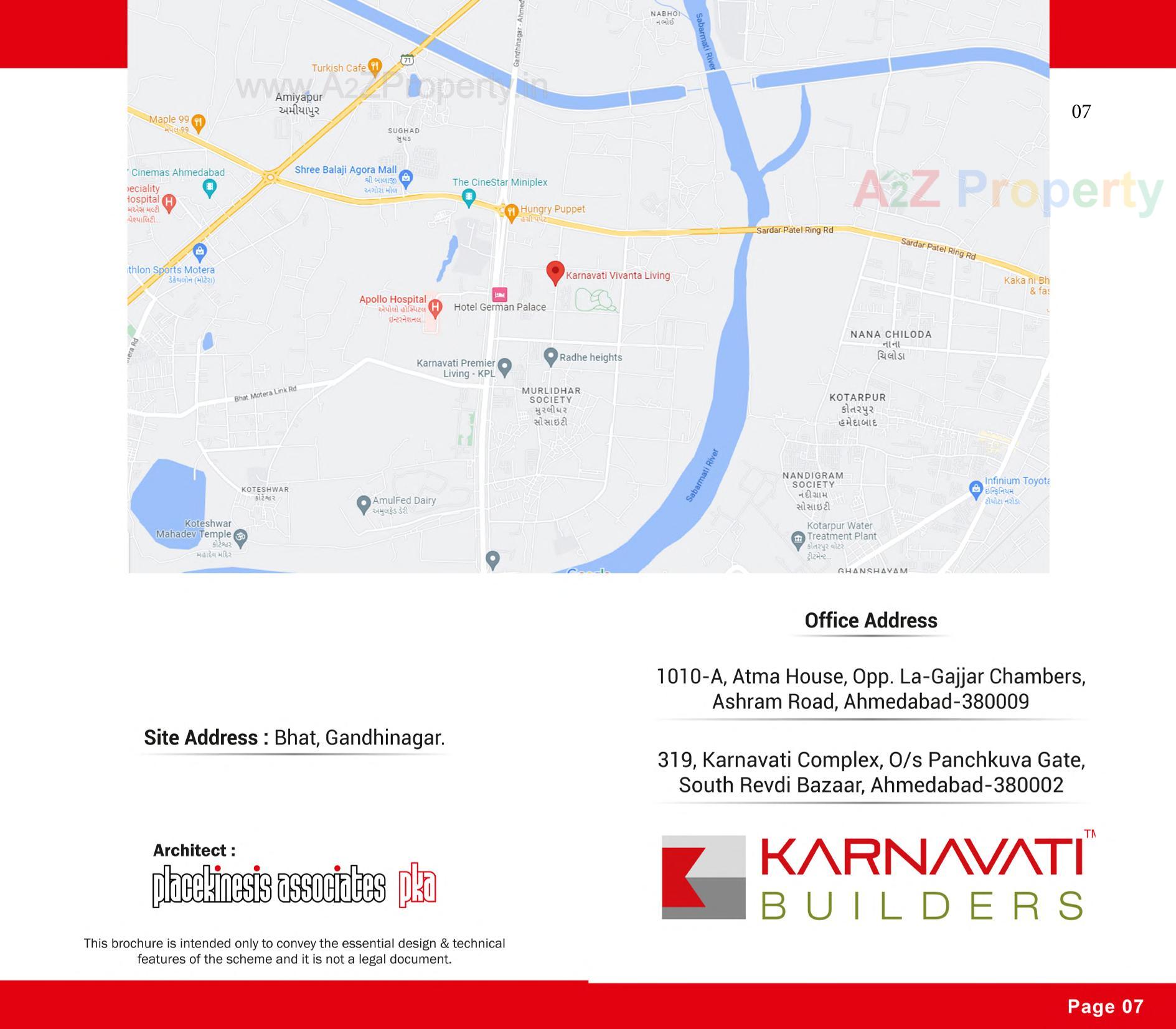  of real estate project Karnavati Vivanta Living Block located at Bhat, Gandhinagar, Gujarat