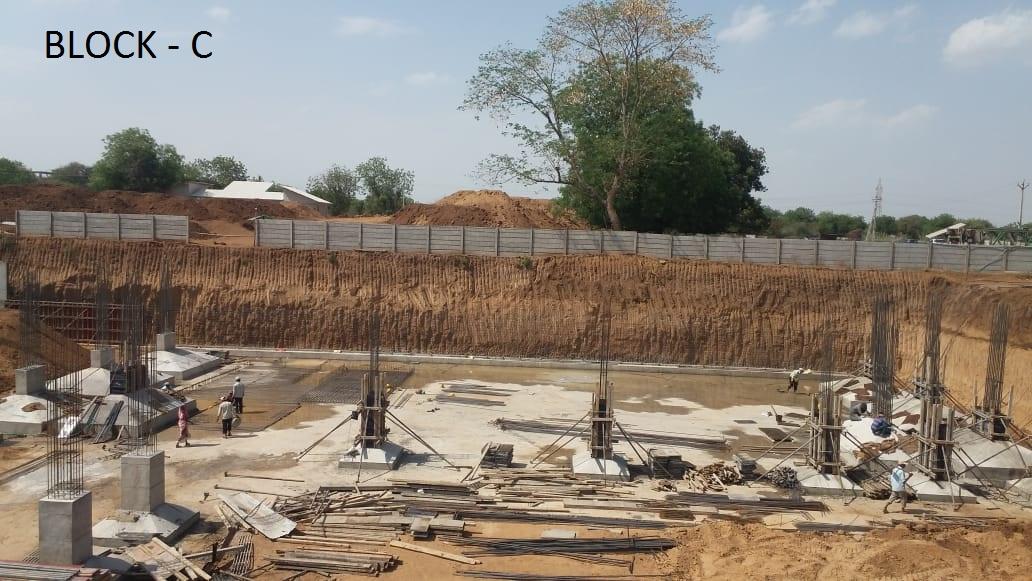 140224_const of real estate project Karnavati Vivanta Living located at Bhat, Gandhinagar, Gujarat