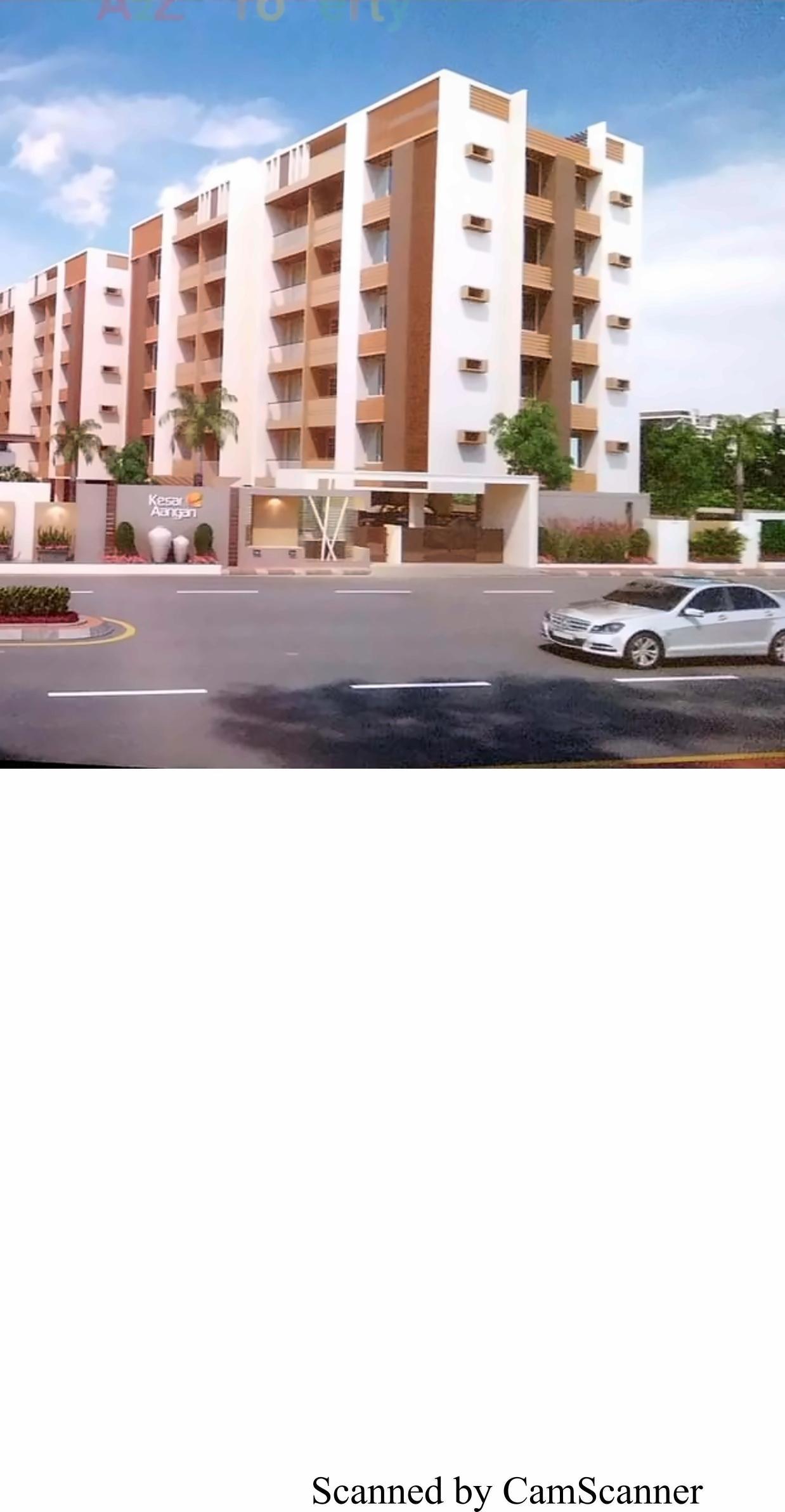 3D Elevation of real estate project Kesar Aangan located at Indroda, Gandhinagar, Gujarat