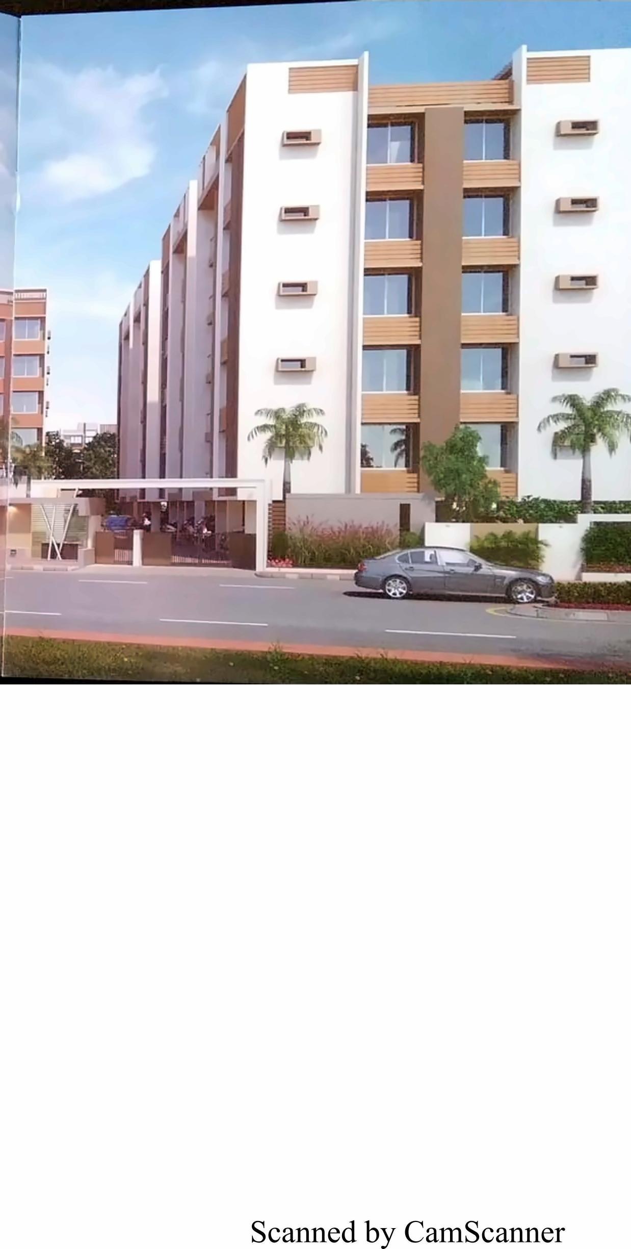 3D Elevation of real estate project Kesar Aangan located at Indroda, Gandhinagar, Gujarat