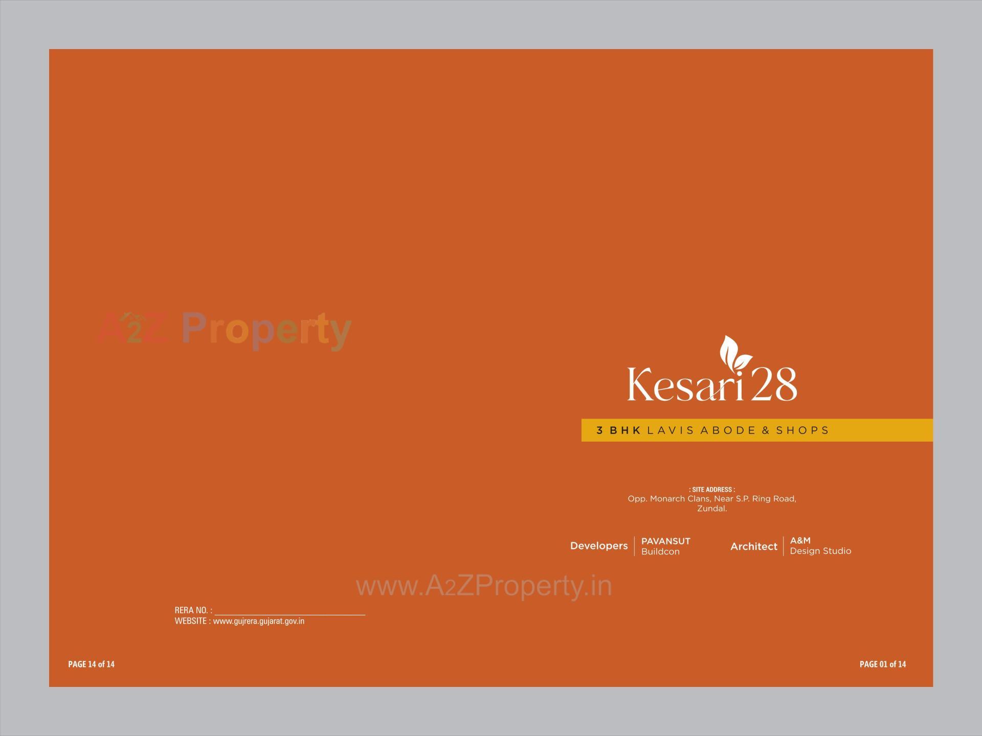  of real estate project Kesari located at Zundal, Gandhinagar, Gujarat