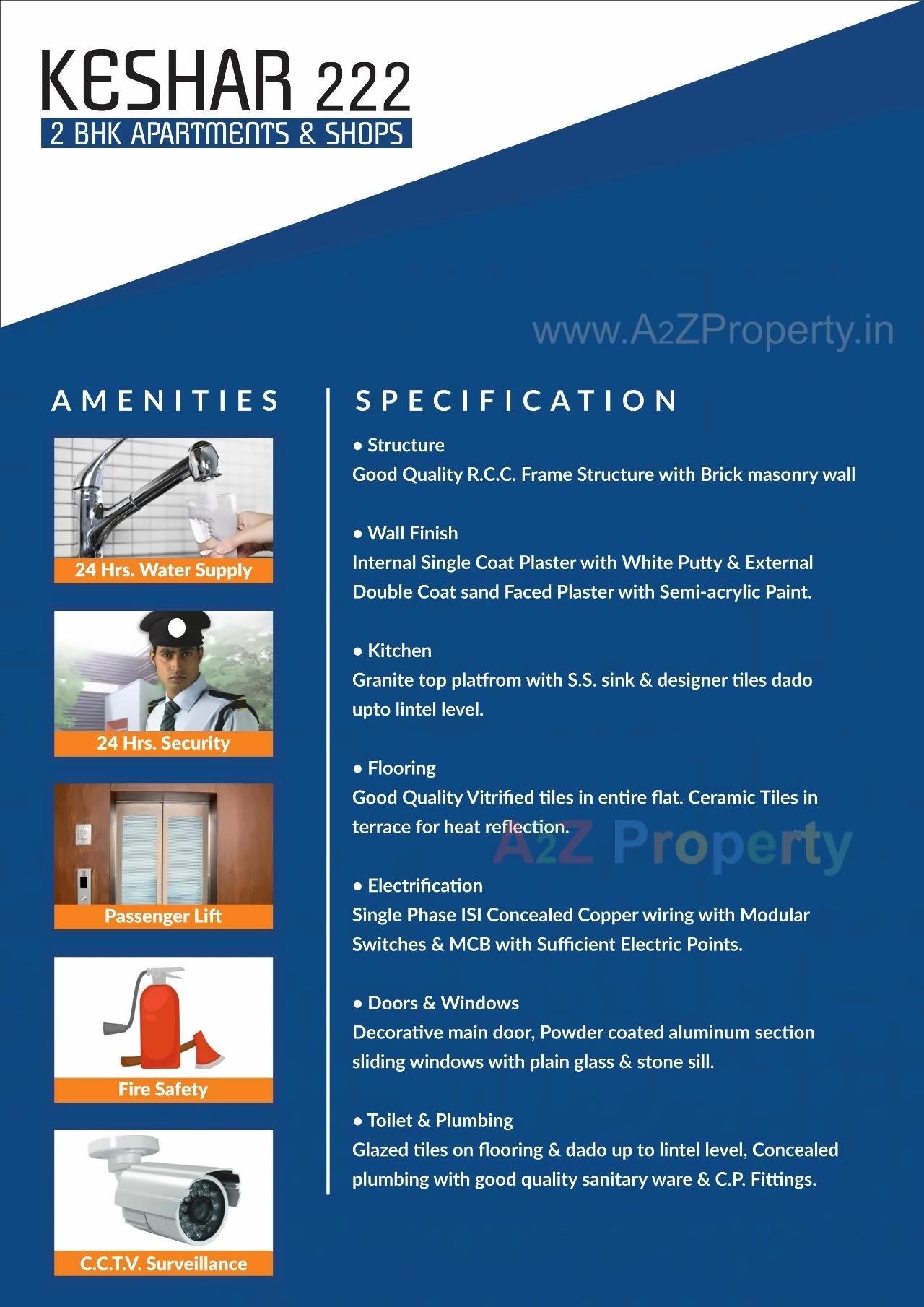  of real estate project Keshar 2 located at Gandhinagar, Gandhinagar, Gujarat