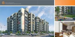Elevation of real estate project Keshar Aalayam located at Khoraj, Gandhinagar, Gujarat