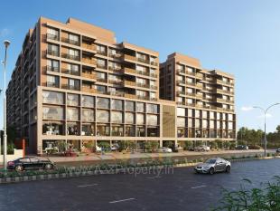 Elevation of real estate project Keshav Aaradhyam located at Kudasan, Gandhinagar, Gujarat