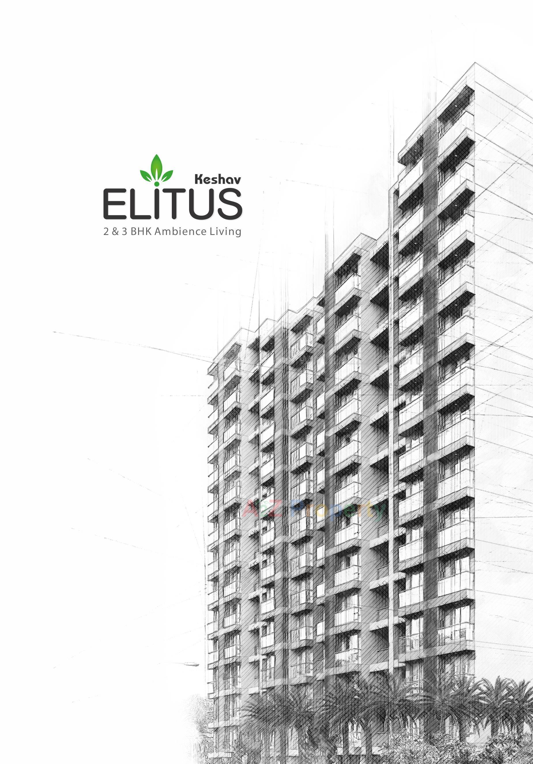3D Elevation of real estate project Keshav Elitus located at Randesan, Gandhinagar, Gujarat