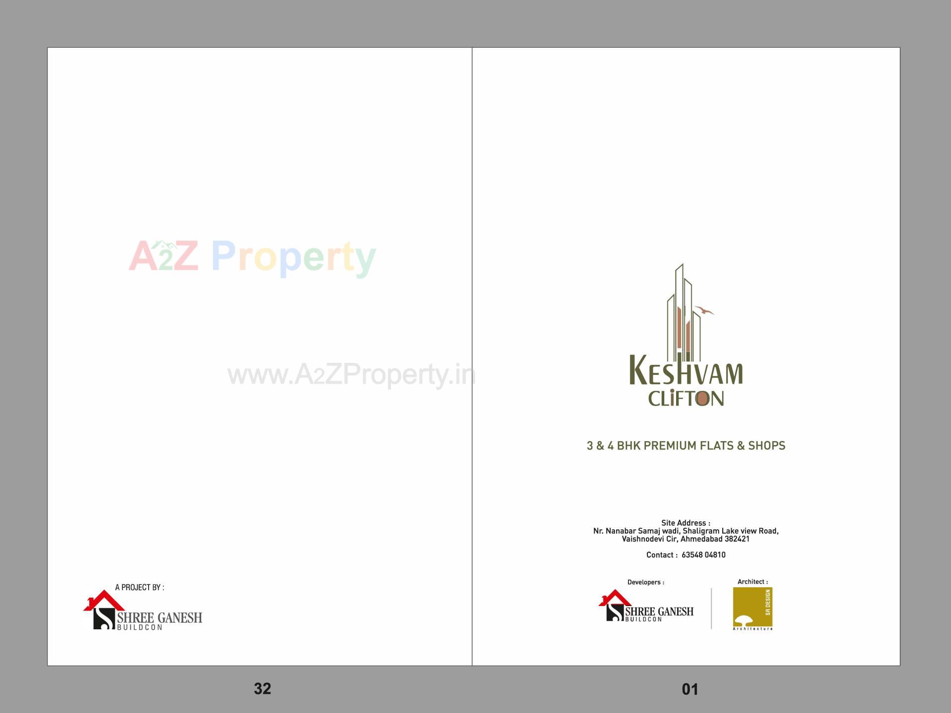  of real estate project Keshvam Clifton located at Khoraj, Gandhinagar, Gujarat