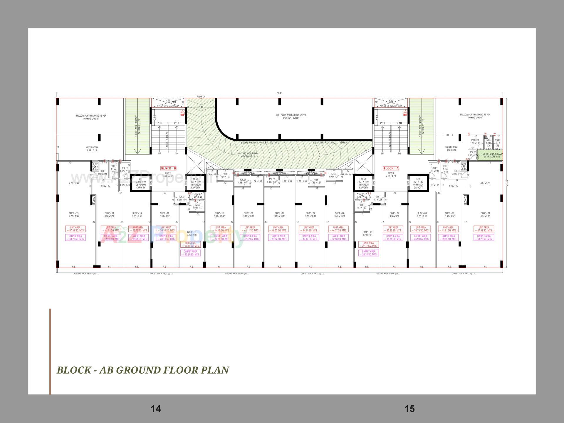 Layout of real estate project Keshvam Clifton located at Khoraj, Gandhinagar, Gujarat