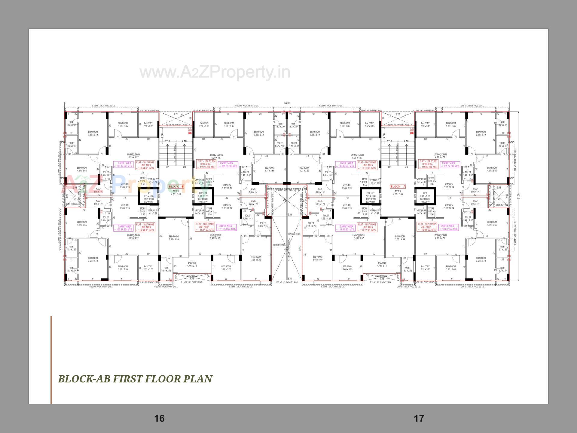 Layout of real estate project Keshvam Clifton located at Khoraj, Gandhinagar, Gujarat