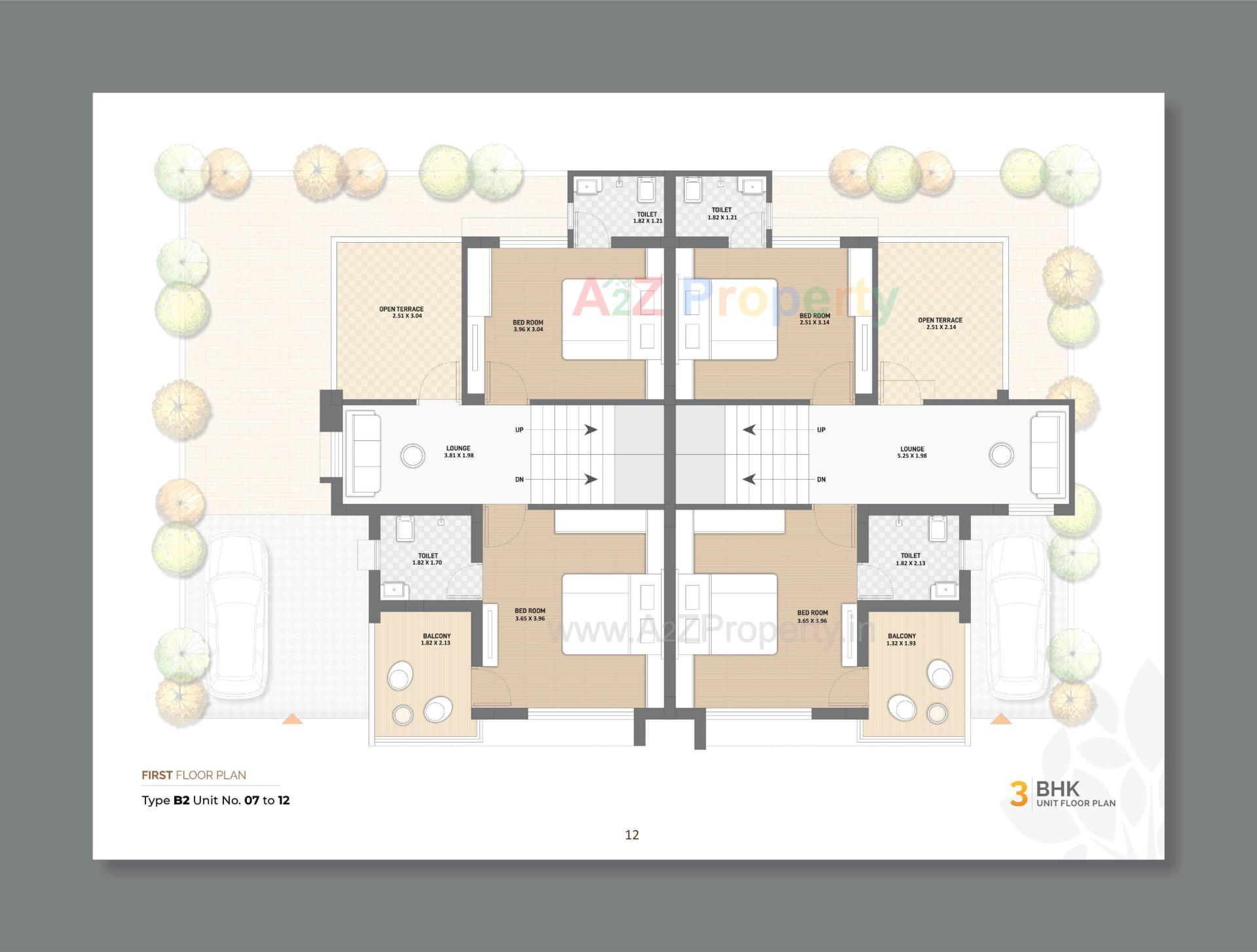 Layout of real estate project Keshvan Bungalows located at Kalol, Gandhinagar, Gujarat