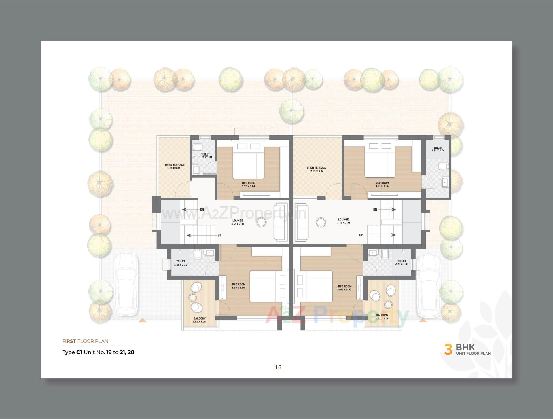 Layout of real estate project Keshvan Bungalows located at Kalol, Gandhinagar, Gujarat